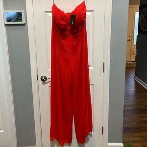 Red Jump Suit 1x